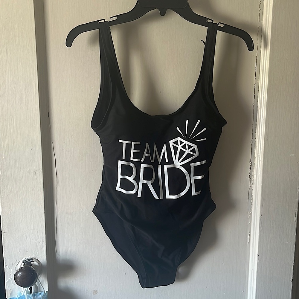 Bridesmaid Bathing Suit “team bride 💎” size small